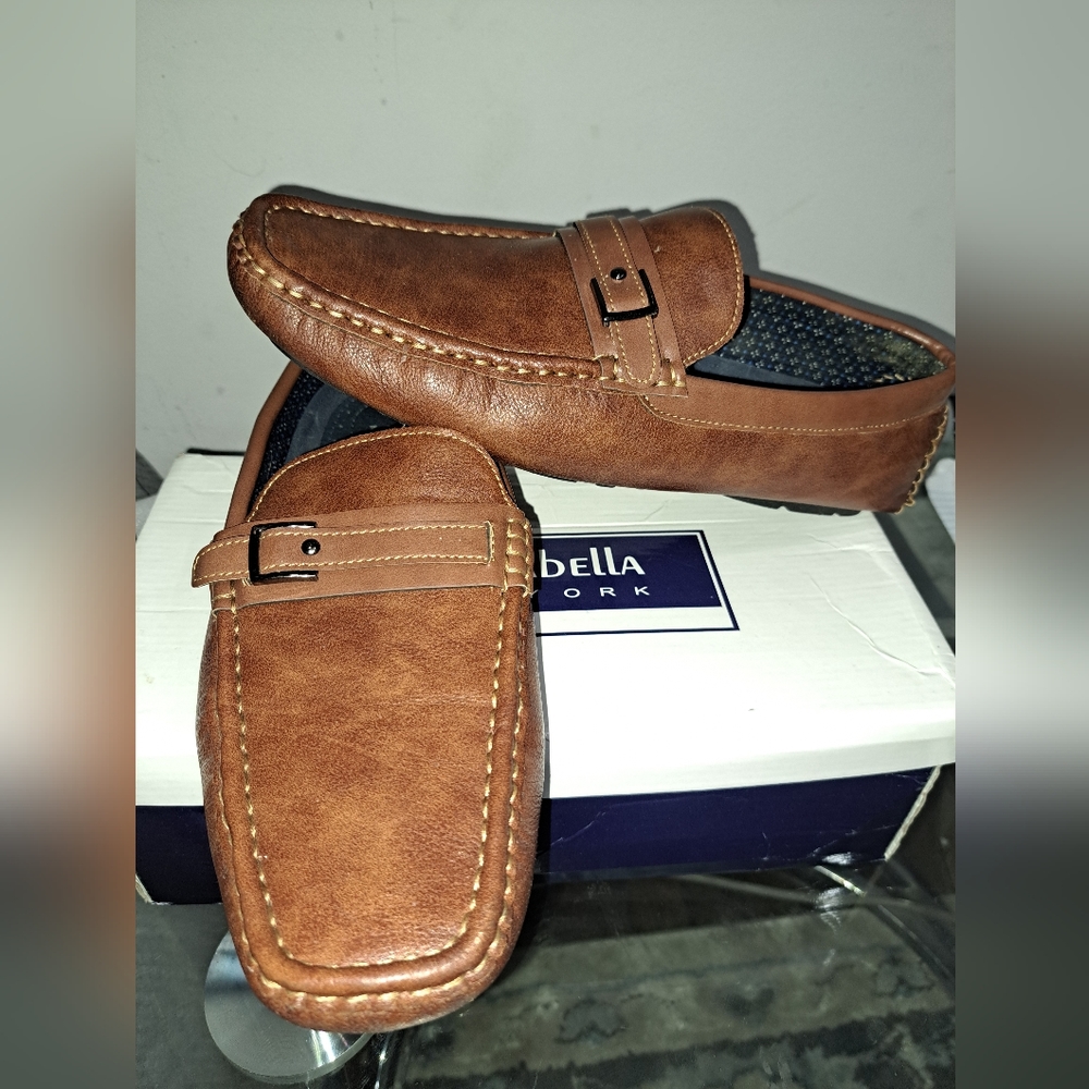Portabella, Men's Loafer Shoes, Size 10, Color Brown